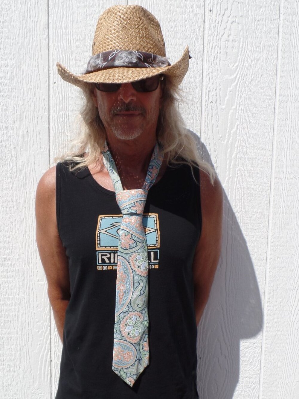 Croft & Barrow Paisley Silk Tie / Belt / Hat Band